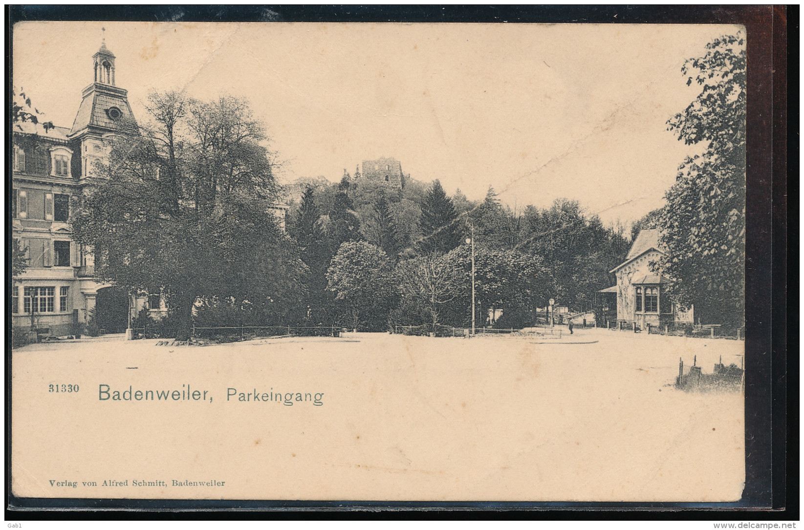 Allemagne --  Badenweiler, Parkeingang - Badenweiler
