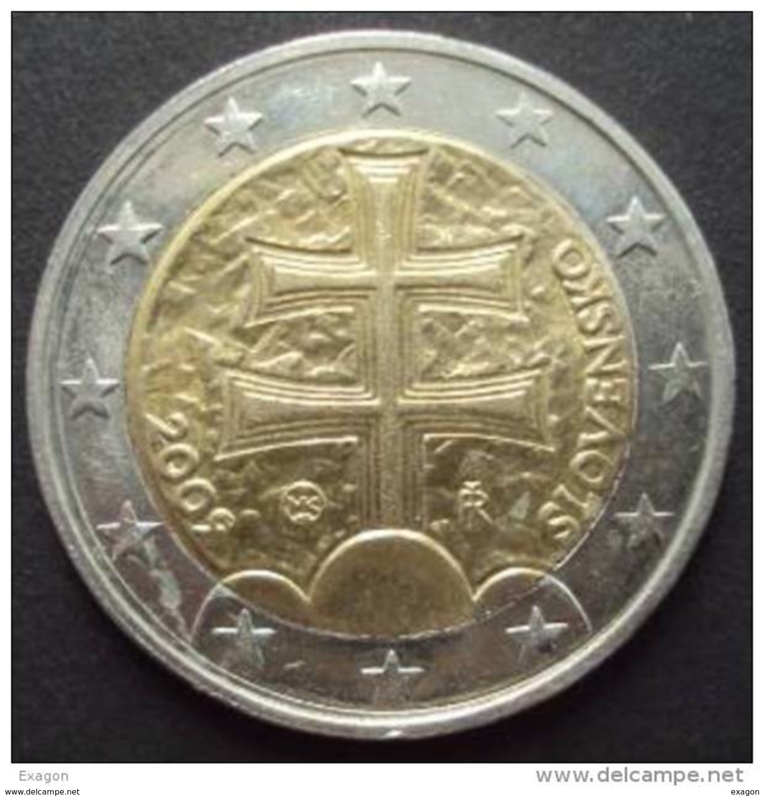 2  EURO -    S L O V A C C H I A   - Anno 2009. - Slovakia