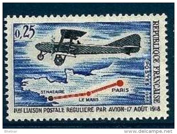 FR YT 1565 " Liaison Postale " 1968 Neuf** - Unused Stamps