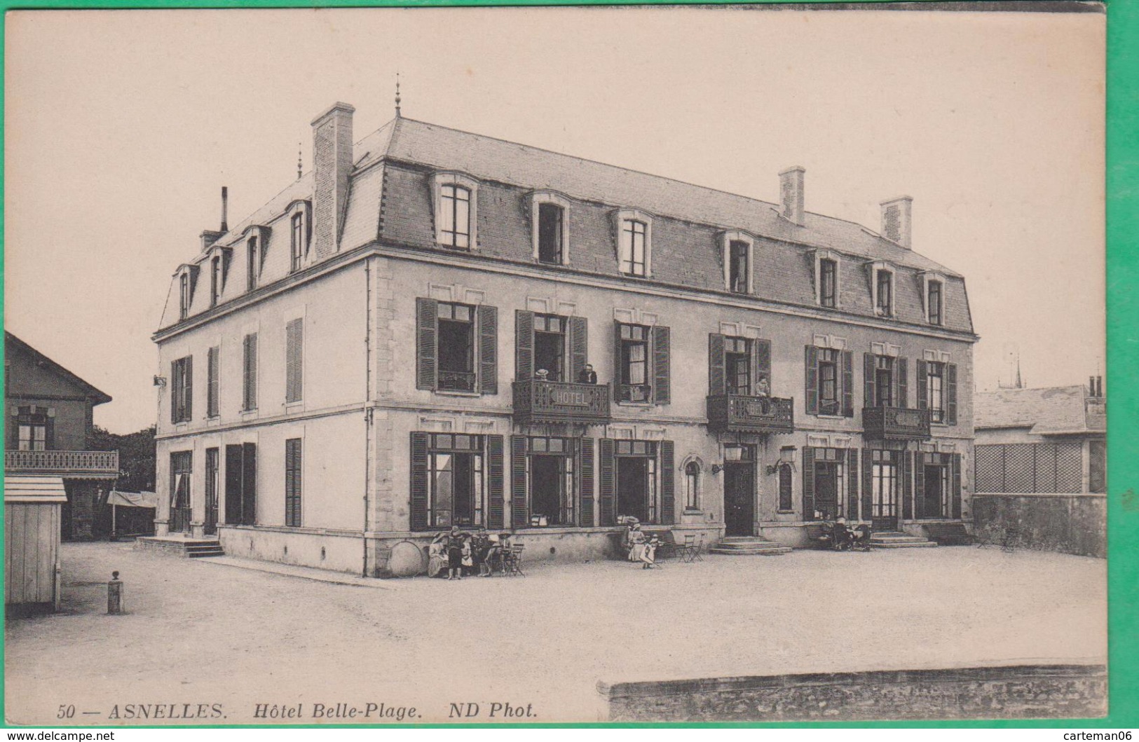 14 - Asnelles - Hôtel Belle Plage - Editeur: ND Phot N°50 - Autres & Non Classés