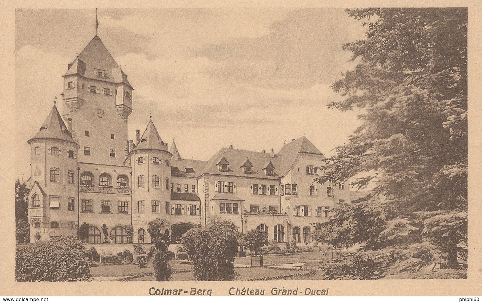 LUXEMBOURG -   COLMAR-BERG  -  Château Grand-Ducal - Colmar – Berg