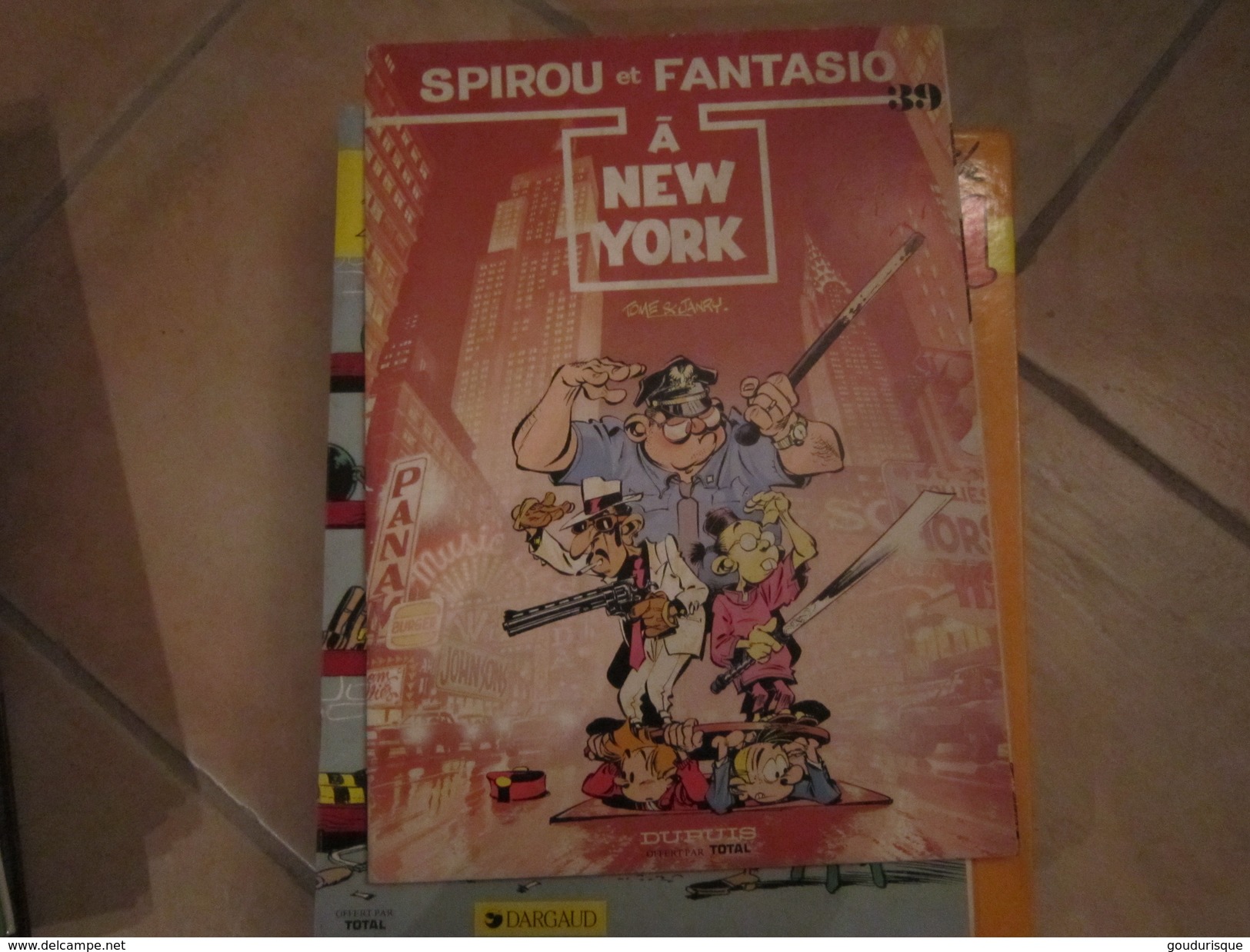 SPIROU T39 SPIROU A NEW YORK TOME/JANRY PUBLICITAIRE TOTAL - Spirou Et Fantasio