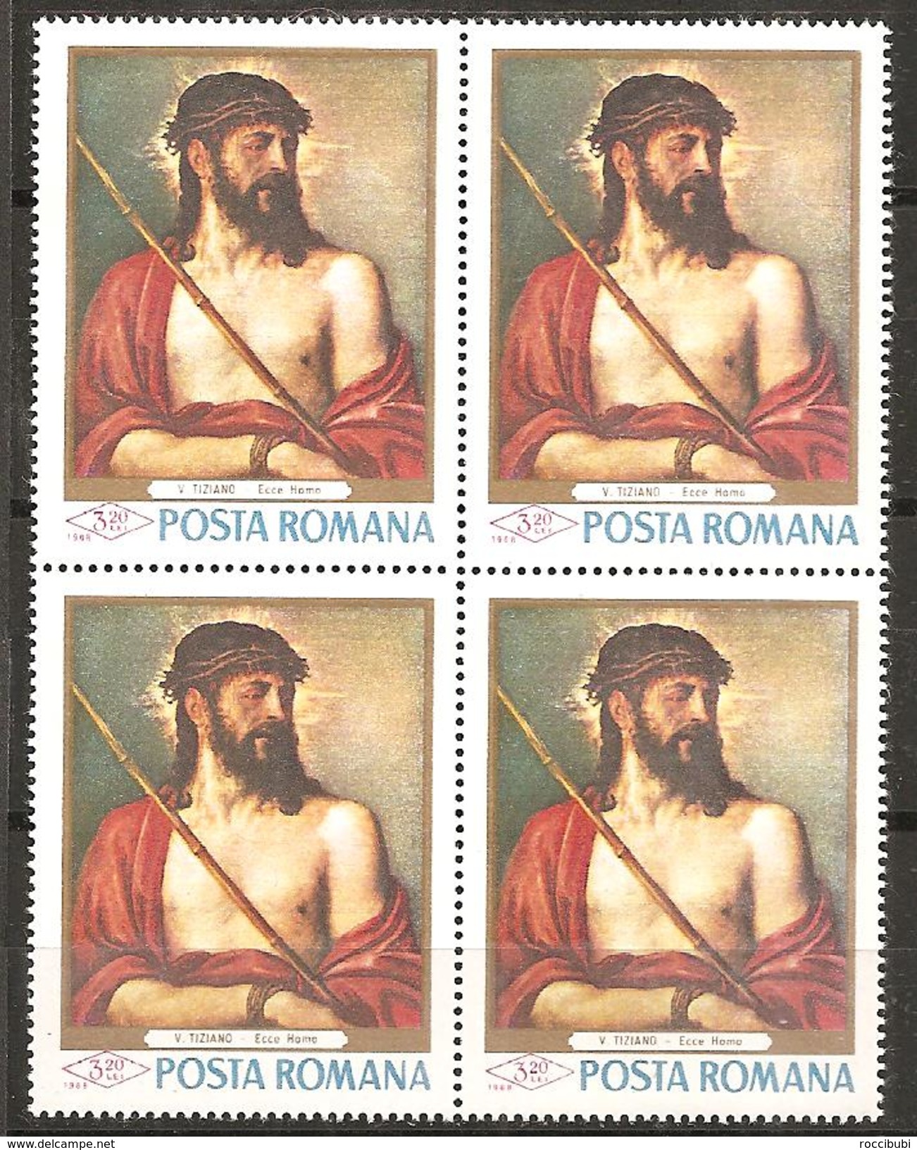 *Rumänien 1968 // Michel 2671 ** 4er (021.598) - Unused Stamps