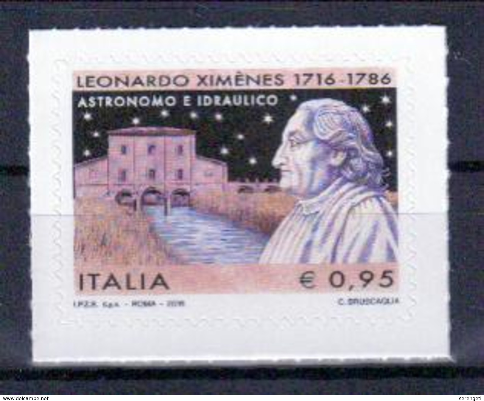 Italien 'Leonardo Ximenes, Mathematiker U. Astronom' / Italy 'Leonardo Ximenes, Mathematician & Astronomer' **/MNH 2016 - Astronomie