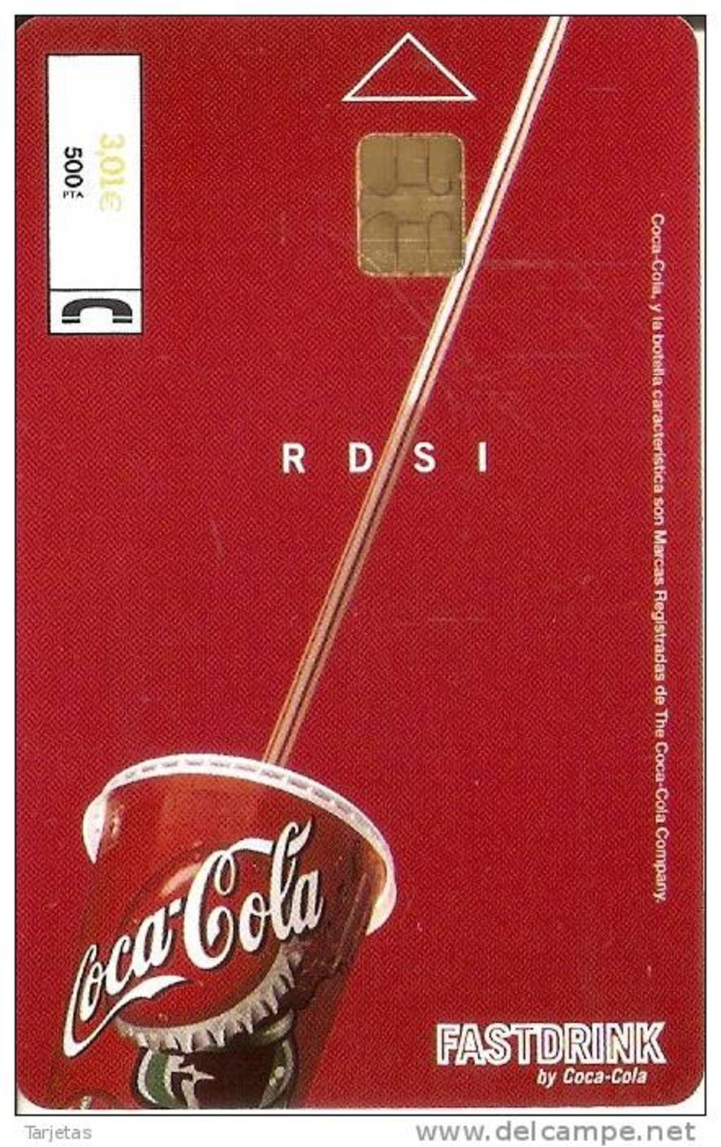 P-483 TARJETA COCA-COLA DE TELEBARNA 2001 Y TIRADA 8000   (COKE) - Publicidad