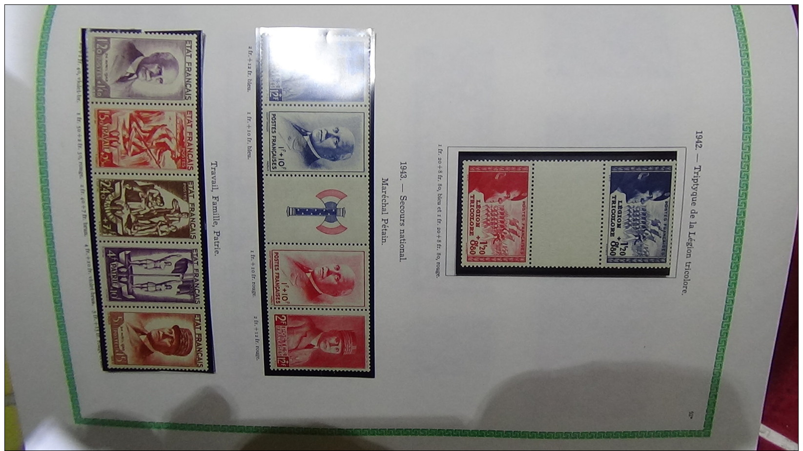 A Album De Timbres Oblitérés Et ** De France Dont Bonnes Petites Valeurs Années 40. A Saisir !!! - Collections (en Albums)