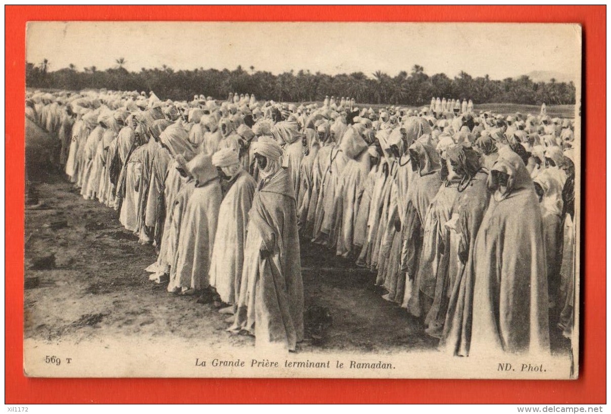 IAK-22  La Grande Prière Terminant Le Ramadan. Cachet 1918 - Islam