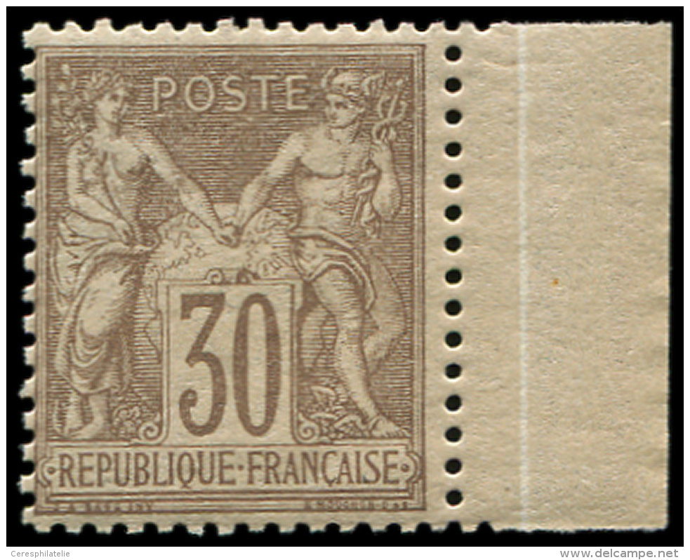 69   30c. Brun Clair, Bdf, Fra&icirc;cheur Postale, TTB - Autres & Non Classés