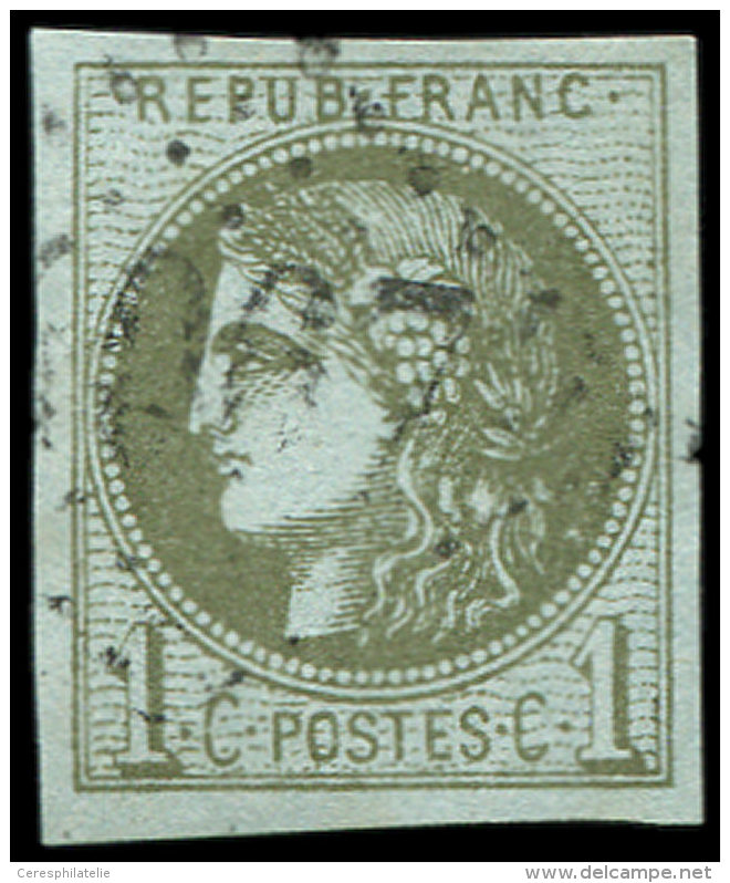 39C   1c. Olive, R III, Obl. GC 4067, Position 12, TB - Autres & Non Classés