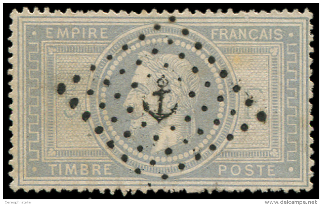 33    5f. Violet-gris, Obl. ANCRE, Inf. Fente Mais Frappe Et Aspect TTB. C - Autres & Non Classés