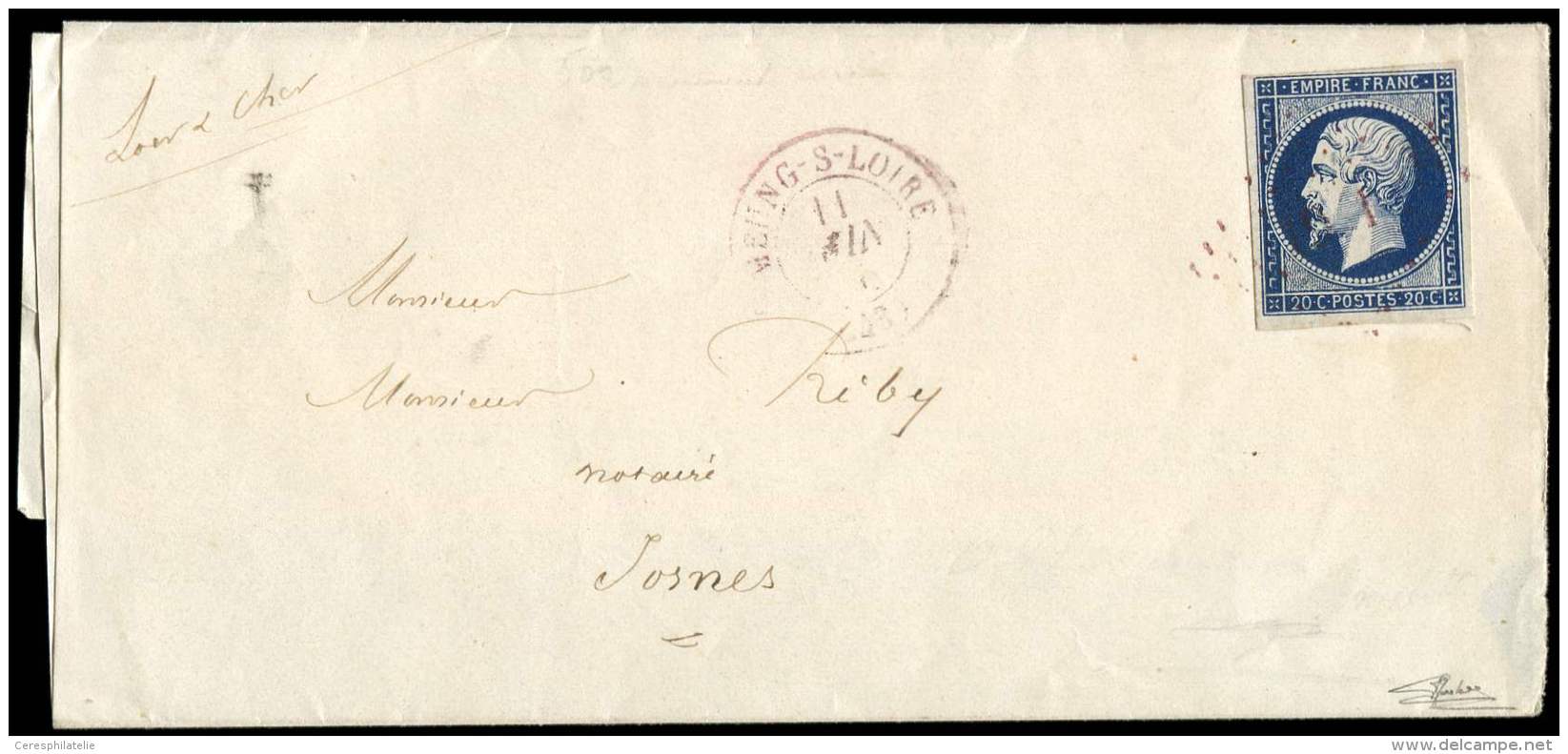 14Aa 20c. Bleu Fonc&eacute;, T I, Obl. PC ROUGE 1981 S. LSC, C&agrave;d ROUGE T15 MEUNG-S-LOIRE 11/6/( ), TB - Other & Unclassified