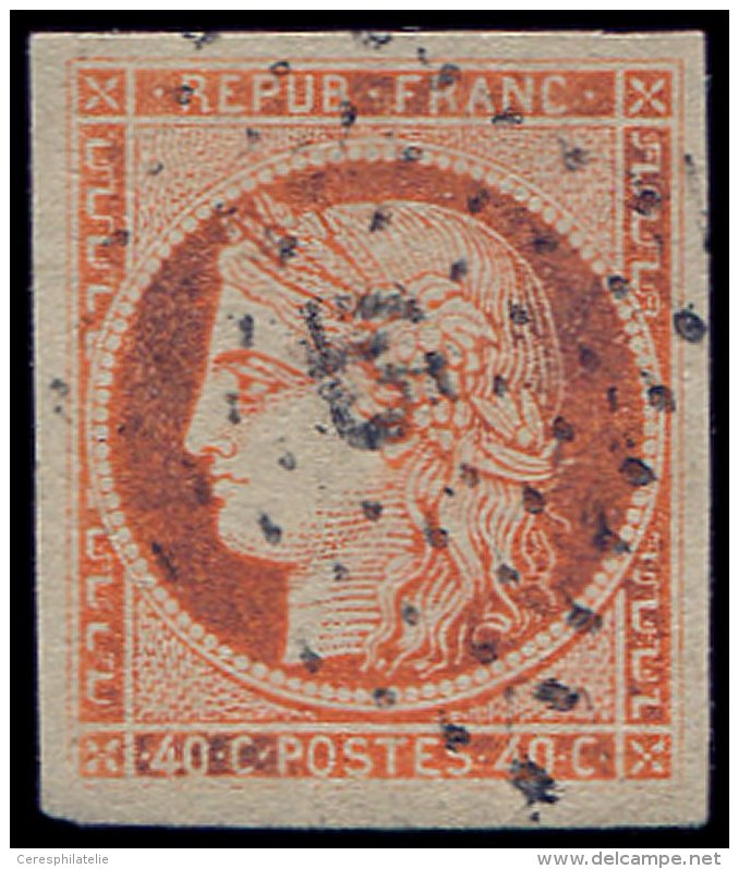 5    40c. Orange, Grandes Marges, Obl. PC 45, TTB. C - Autres & Non Classés