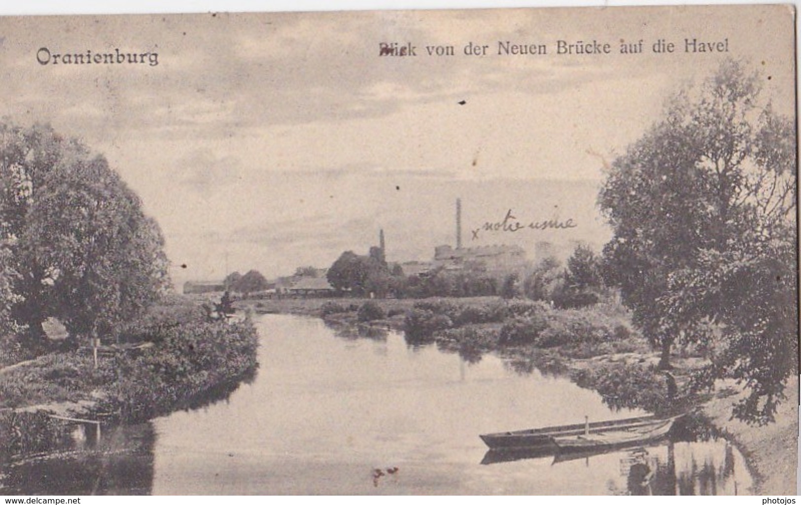 Carte : Oranienburg ,  Blick Von Der Neuen Brucke Auf Die Havel      1906    Saulsohn - Oranienburg