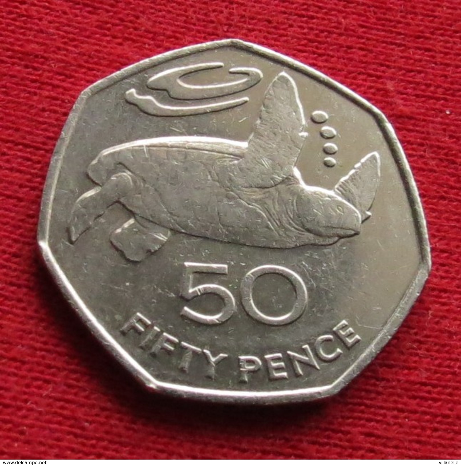 Saint Helena & Ascension 50 Pence 2006 KM# 27 Turtle Santa Helena - Santa Helena