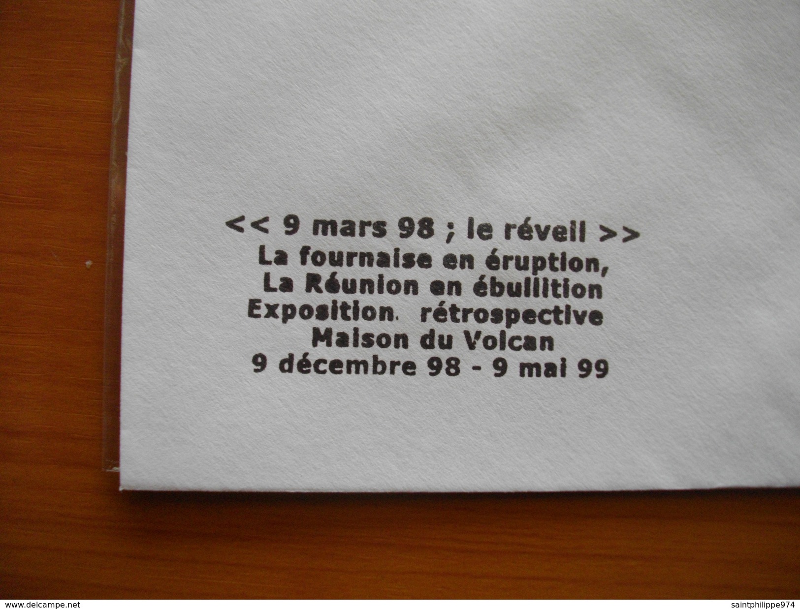 Réunion : Lettre De La Plaine Des Cafres Réunion Du 9 Décembre 1998 Et Cachet 9 Mars 1998 Réveil De La Fournaise&hellip; - Other & Unclassified