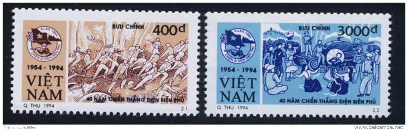 Vietnam Viet Nam MNH Perf Stamps 1994 : 40th Anniversary Of Dien Bien Phu Victory (Ms683) - Vietnam