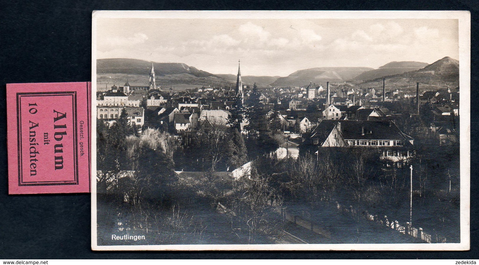 A0665 - Alte Foto Ansichtskarte - Leporellokarte - Reutlingen - N. Gel - Reutlingen