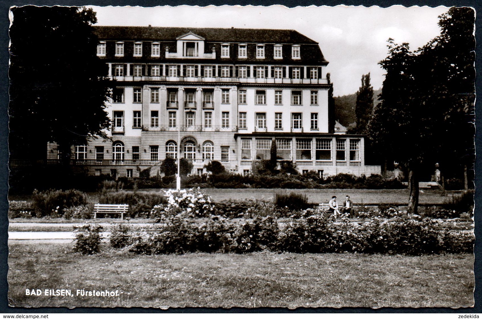 5578 - Alte Foto Ansichtskarte - Bad Eilsen - Fürstenhof - Gel 1959 Sonderstempel - Wehling - Bückeburg