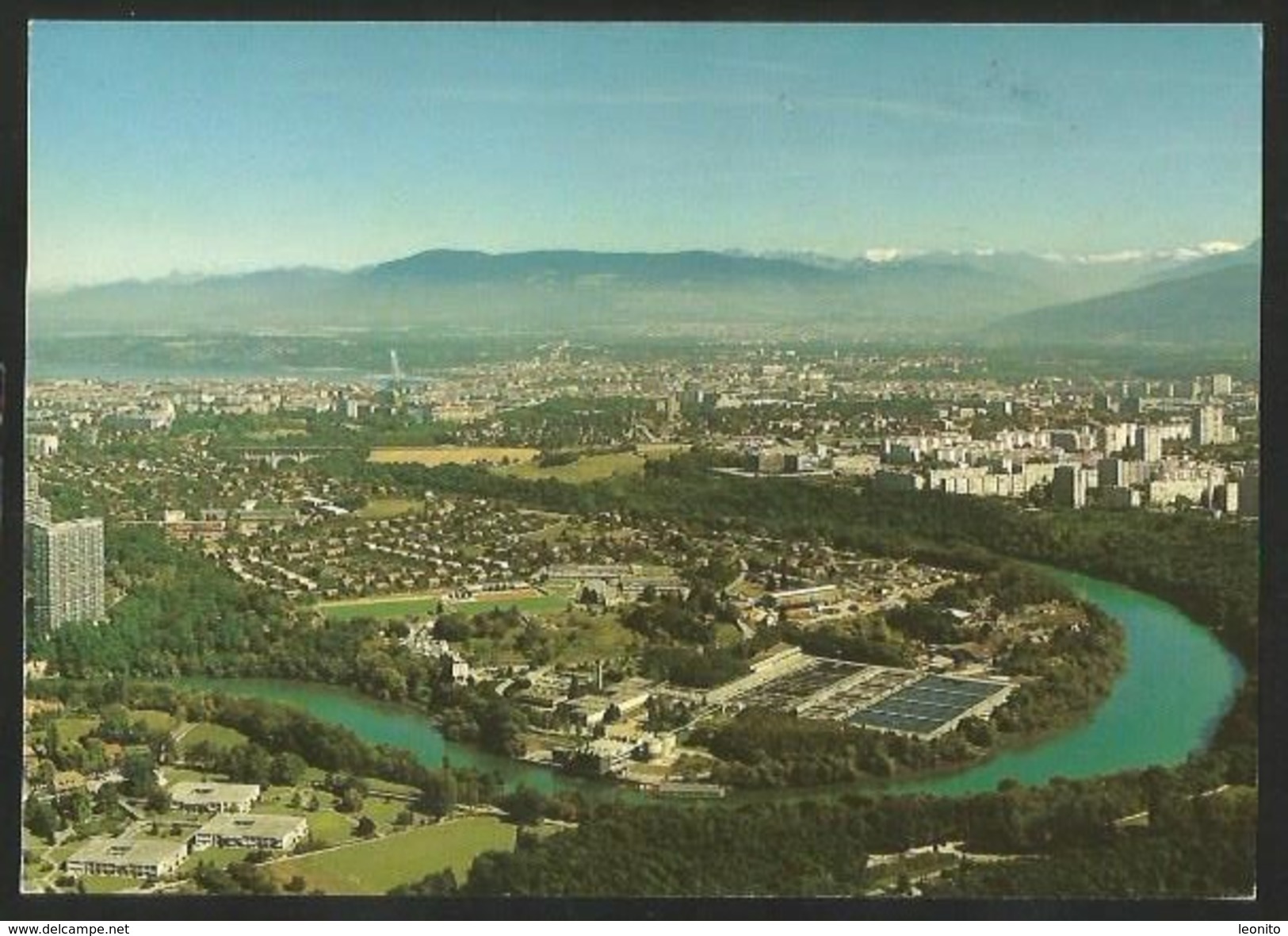 PETIT-LANCY Genève Boucle Du Rhône Vue Aérienne - Genève