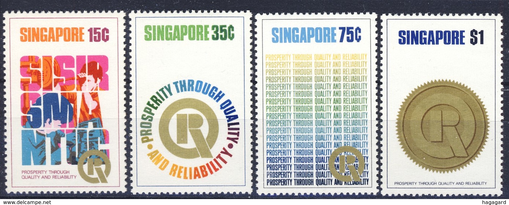 #Singapore 1973. Propaganda. Michel 170-73. MNH(**) - Singapour (1959-...)