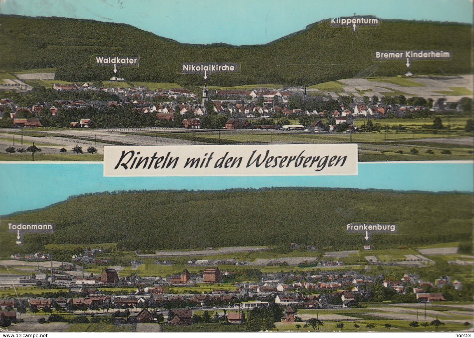 D-31737 Rinteln - Stadtansicht Mit Klippenturm - Fabrikanlagen - Nice Stamp - Rinteln