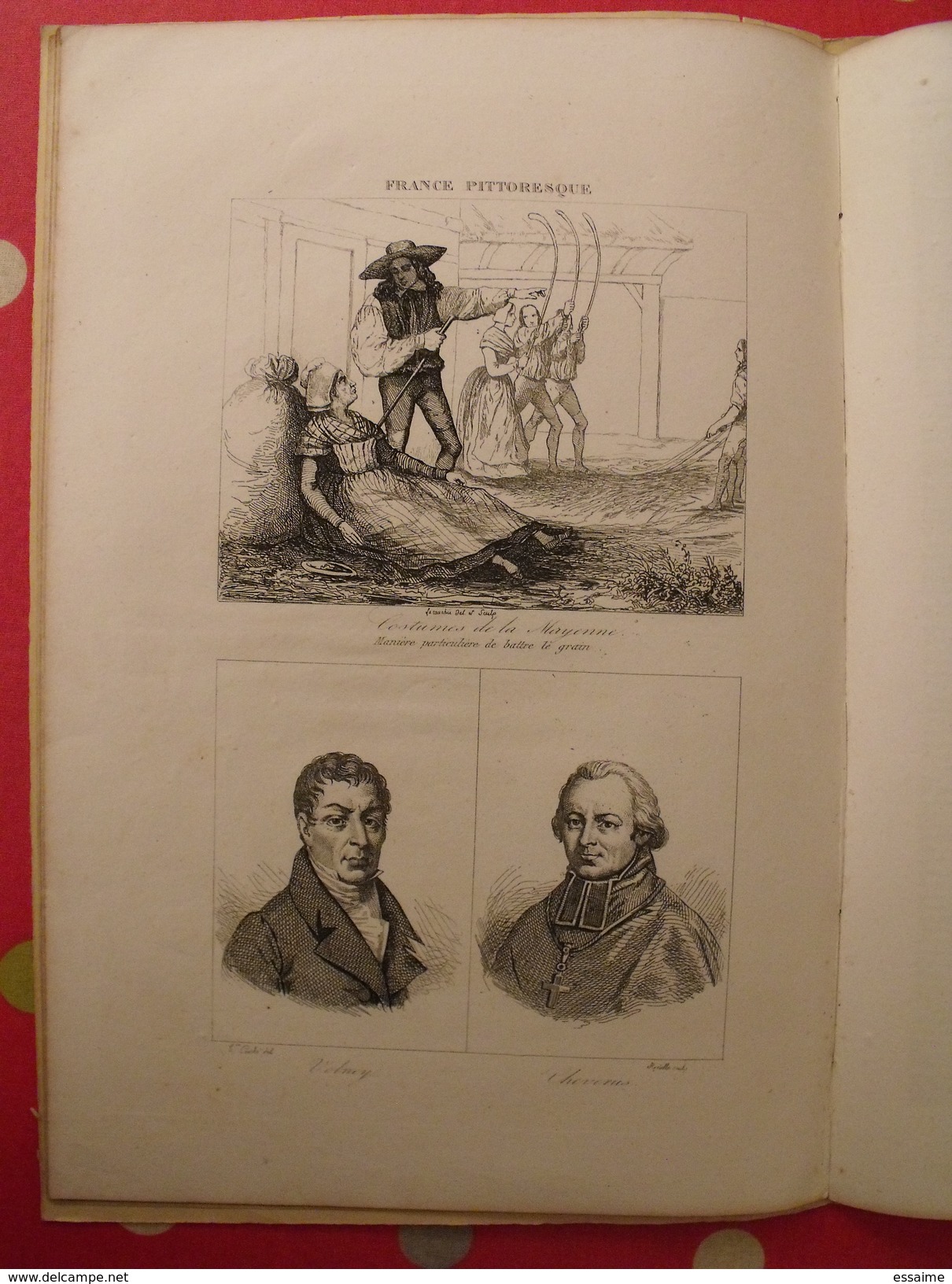 Département De La Mayenne. 1830. Laval Chateau-Gontier. La France Pittoresque; Cartes Gravures - Pays De Loire