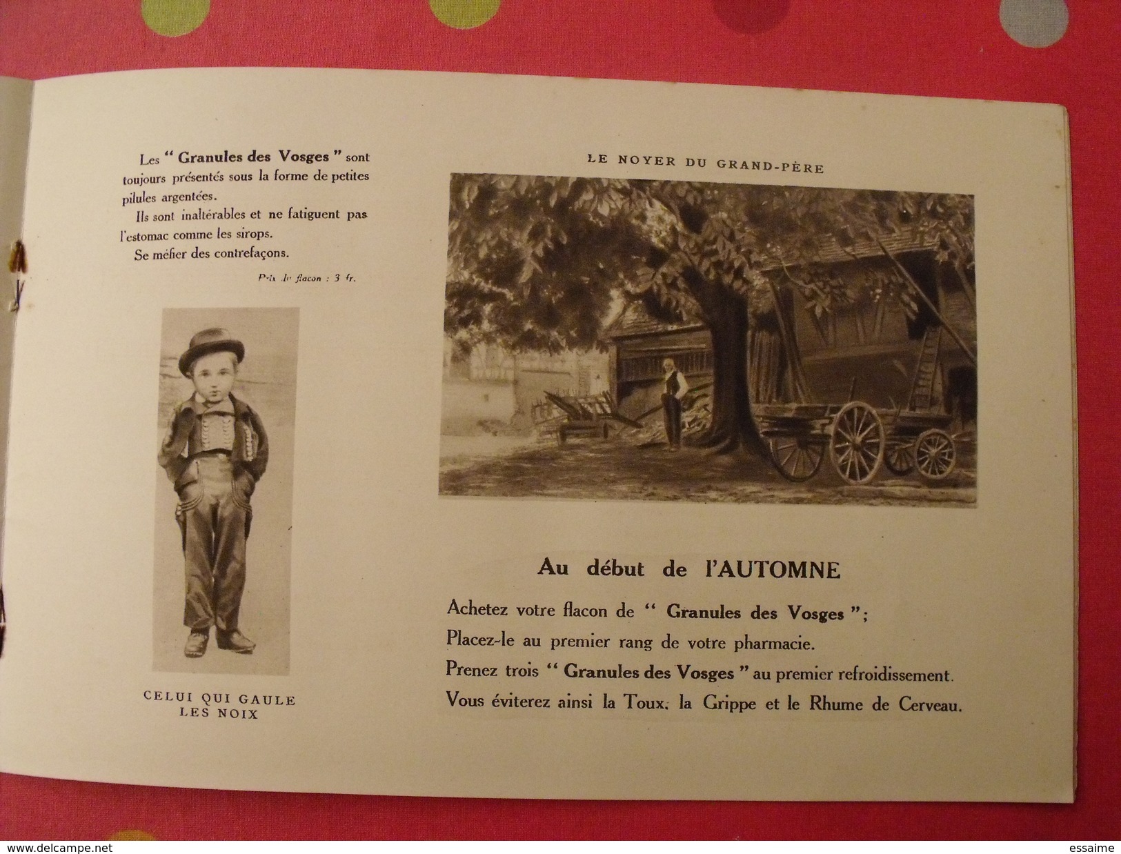 Scènes de la vie dans les Vosges. offert par Granules des Vosges. vers 1930