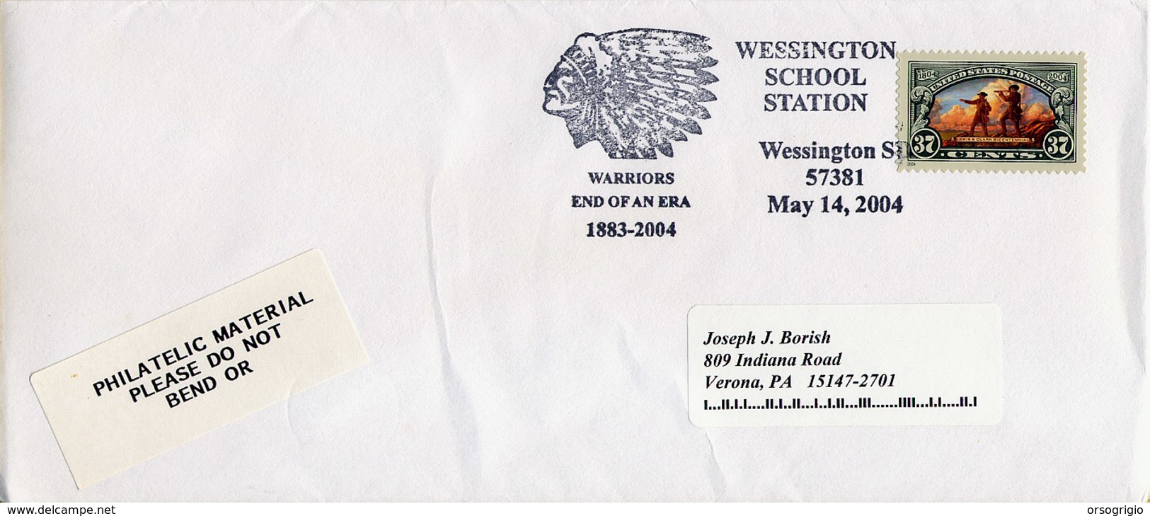 USA - UNITED STATES - WESSINGTON  WARRIORS  -  CAPO INDIANO - Indiens D'Amérique