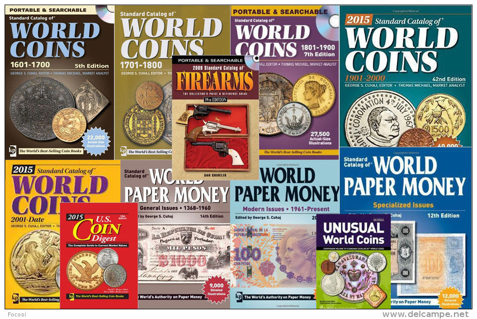 Krause Standard Catalogs Catalogue World Coins (5 Vol) + Paper Money (3 Vol) Pdf - Altri & Non Classificati