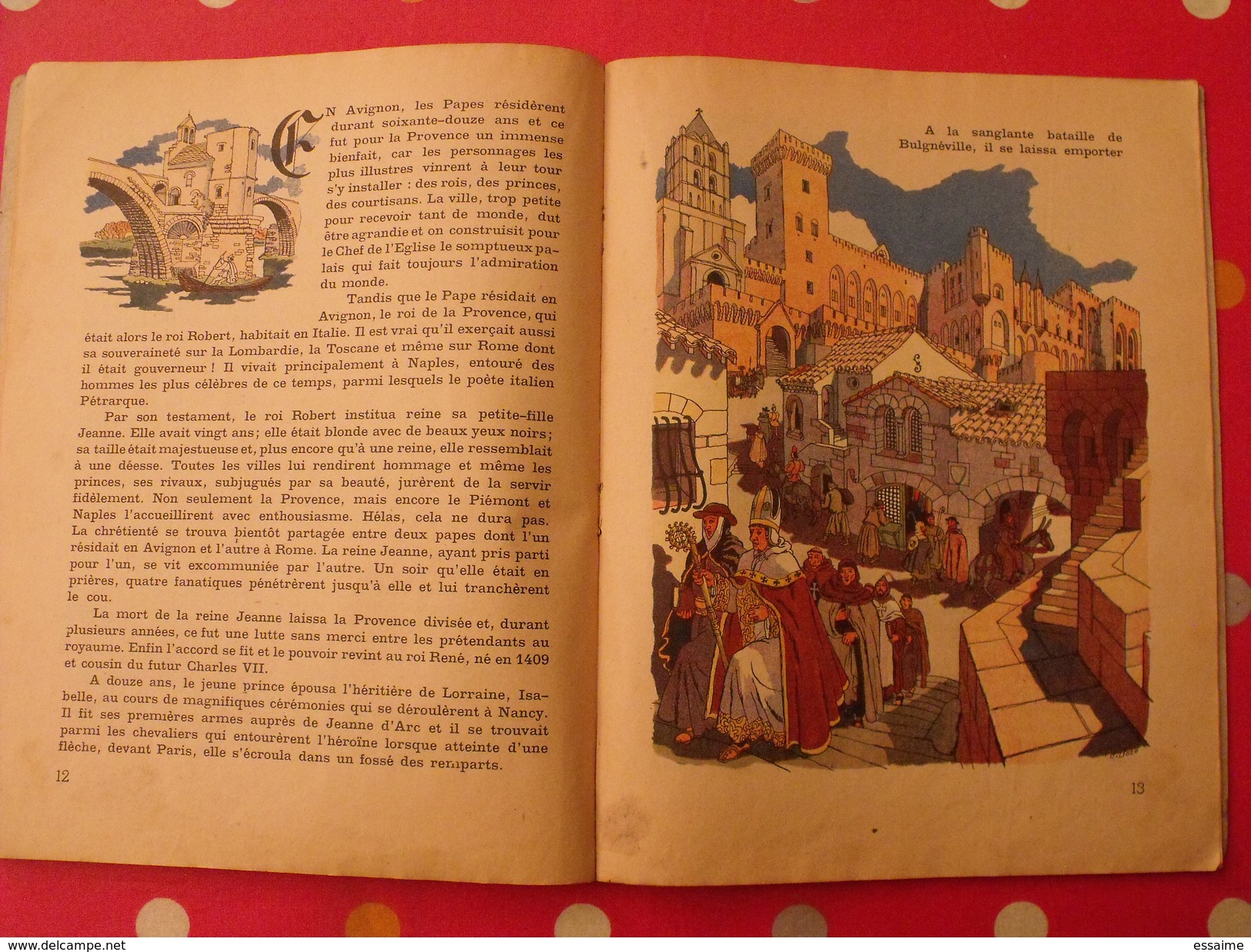 Histoire de la Provence. Paluel Marmont. illustré par Jacques Liozu. Gründ 1943