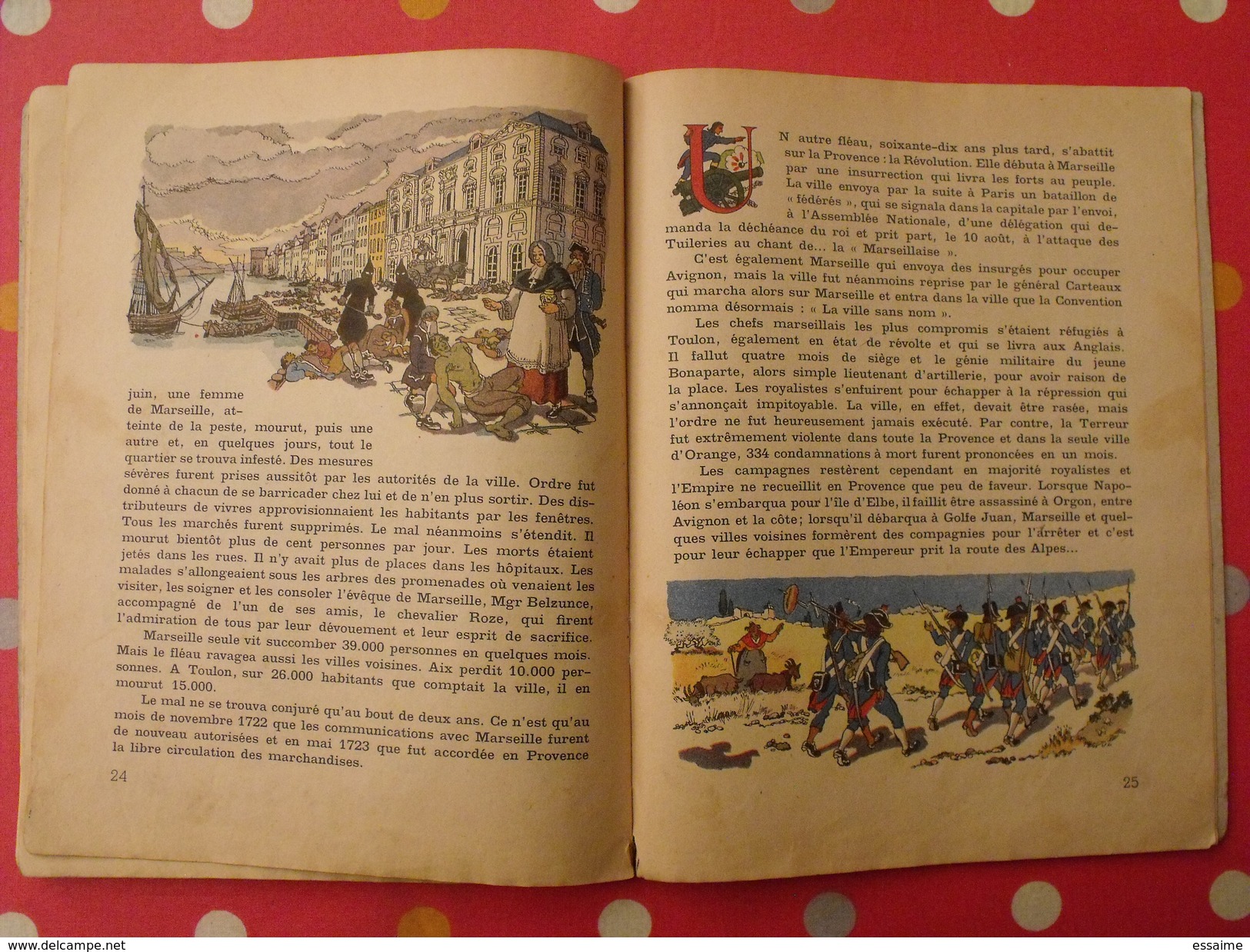 Histoire de la Provence. Paluel Marmont. illustré par Jacques Liozu. Gründ 1943