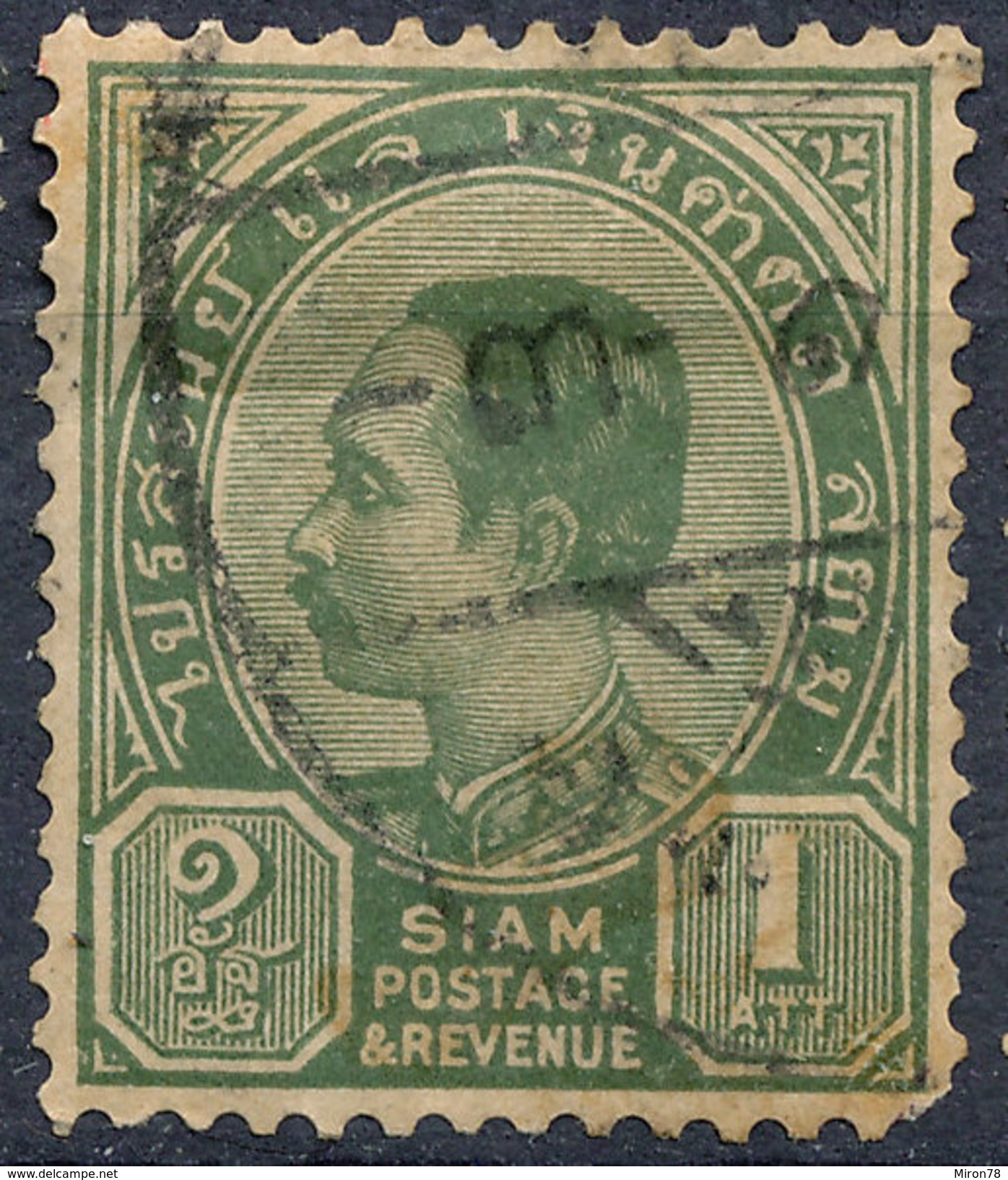 Stamp  THAILAND,SIAM 1889 1a Scott#75 Lot#16 - Siam