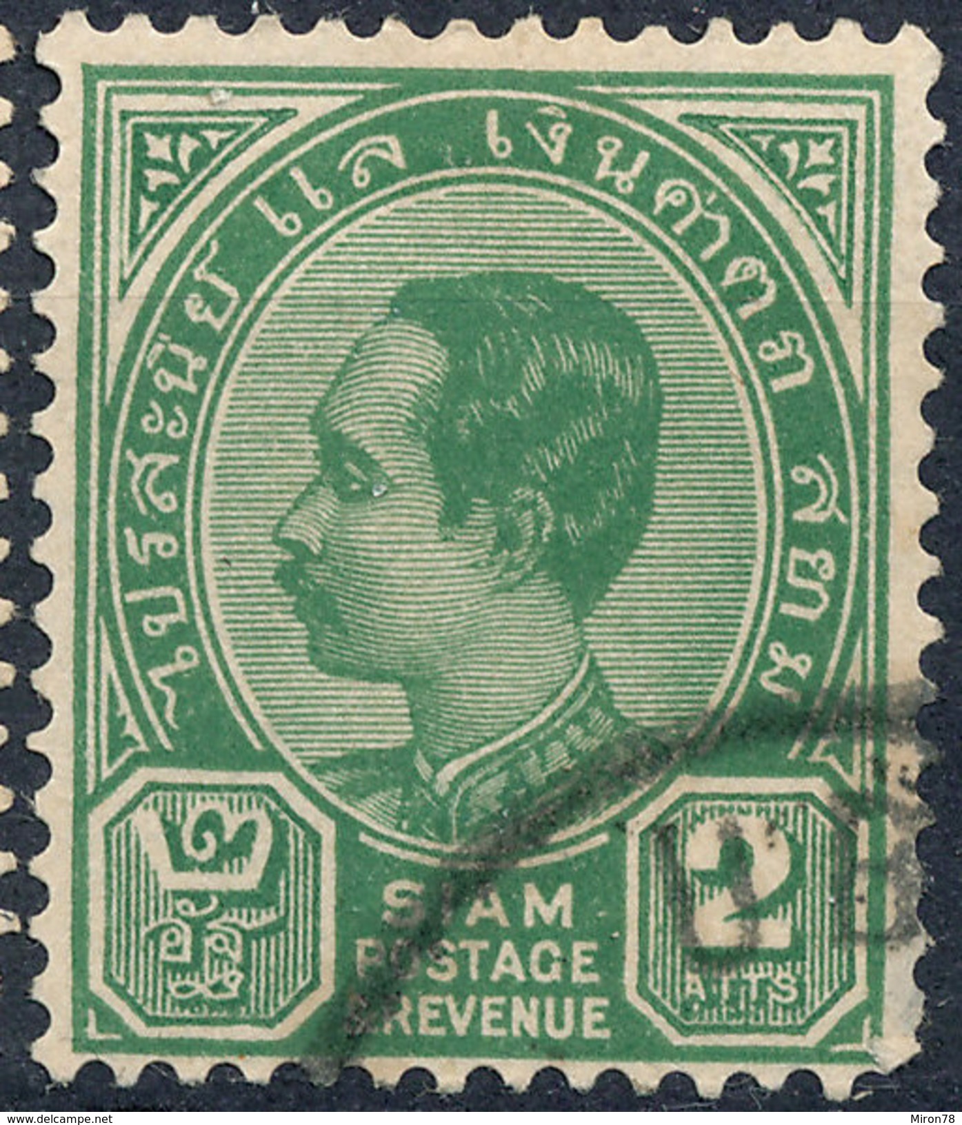 Stamp  THAILAND,SIAM 1889 2a Scott#76 Lot#39 - Siam