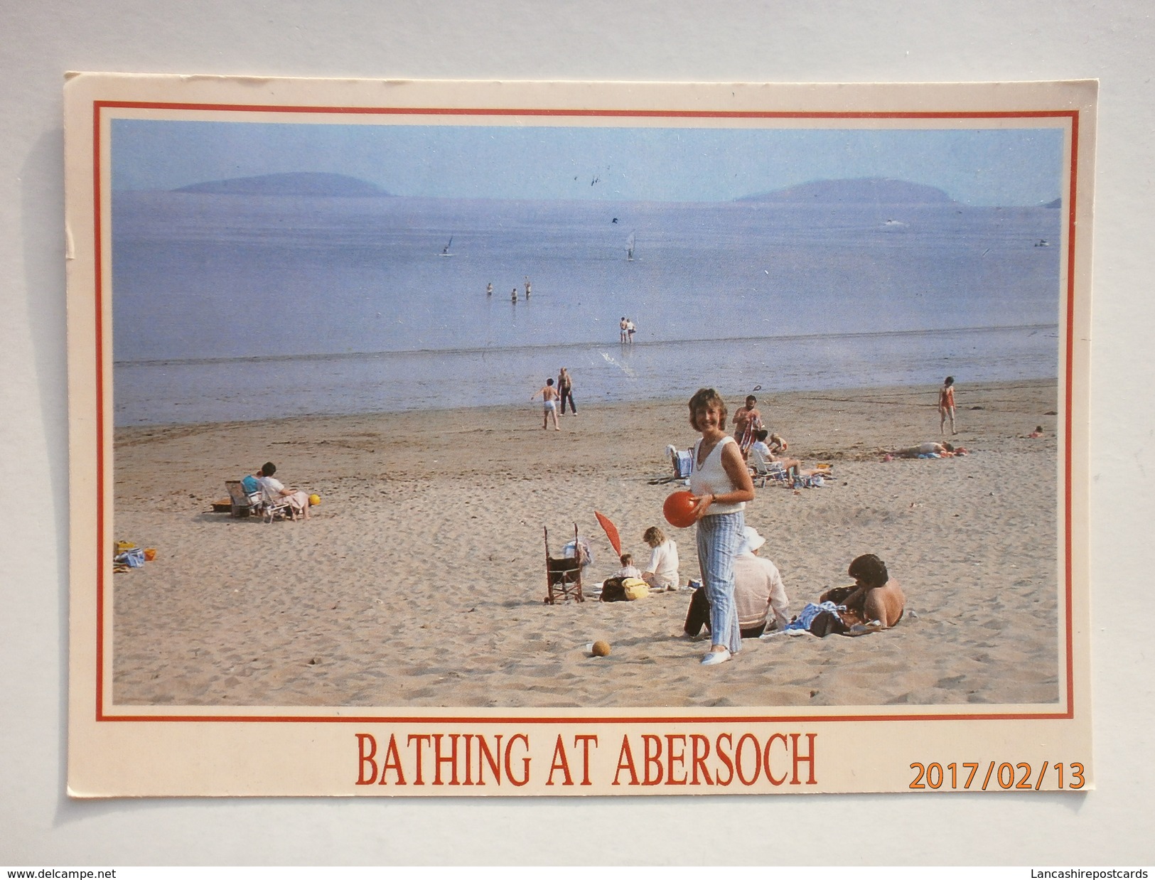 Postcard Bathing At Abersoch  North Wales By John Jones Of Ruthin [ Fotowales ] My Ref B2440 - Contea Sconosciuta