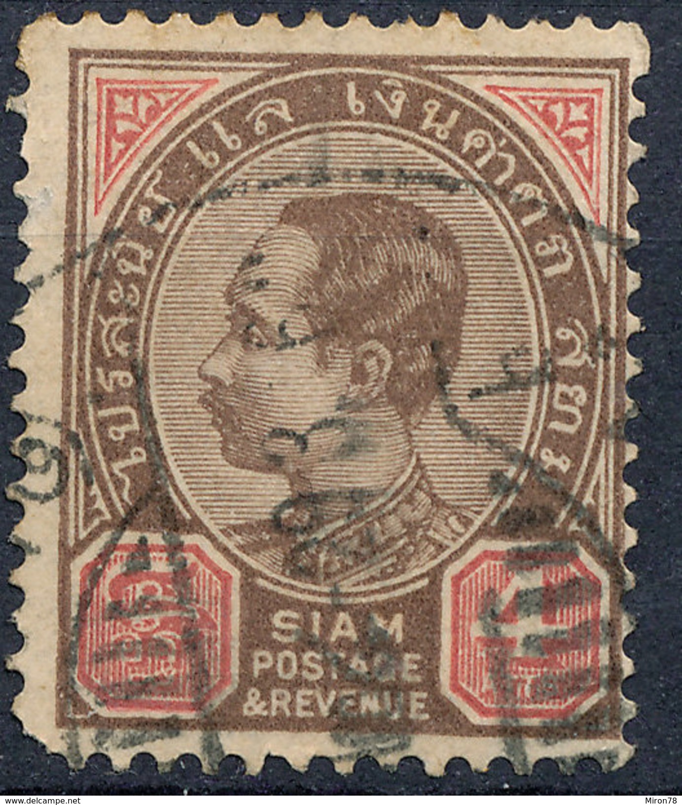 Stamp  THAILAND,SIAM 1889 4a Scott#81 Lot#88 - Siam