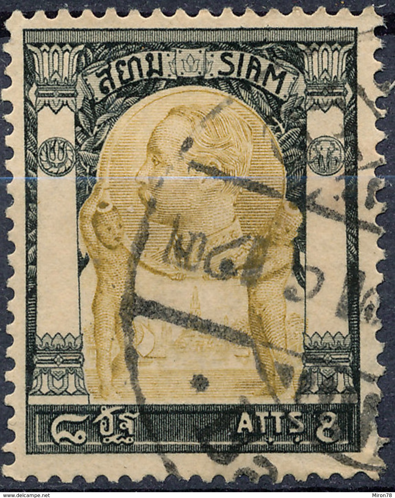 Stamp  THAILAND,SIAM 1905 8a Scott#100 Lot#24 - Siam