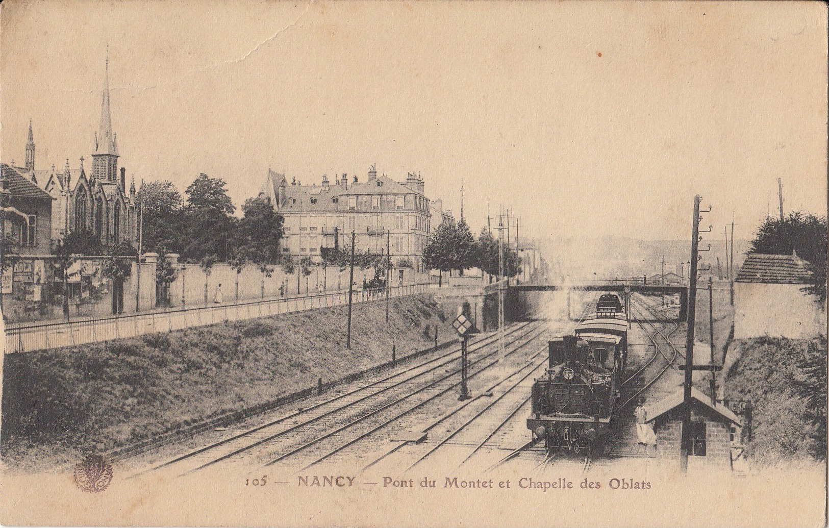 CARTE POSTALE DE NANCY / TRAIN / CHEMIN DE FER - Nancy