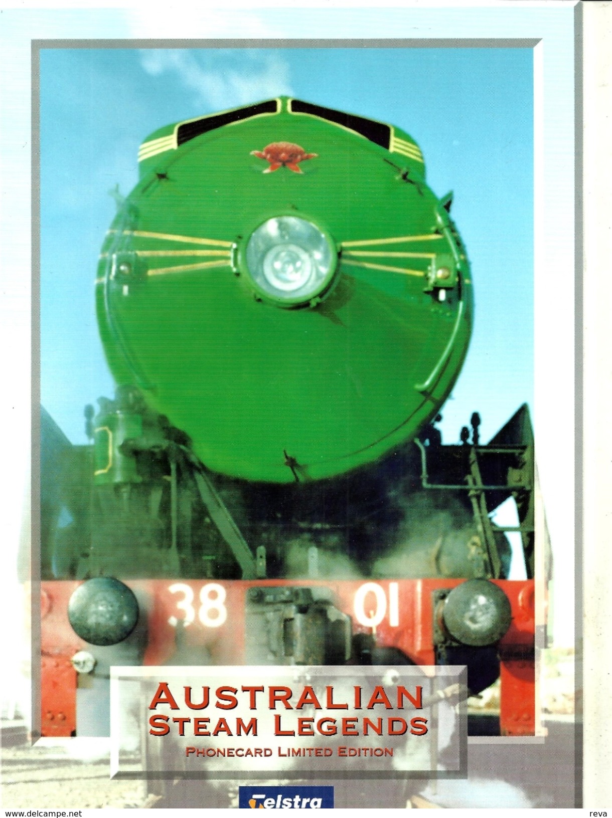 AUSTRALIA $2 ,5,10 & 20 STEAM TRAINS 1500 ONLY !! TAMURA CAT CODE: AUS-527-30 MINT IN FOLDER READ DESCRIPTION !! - Australie