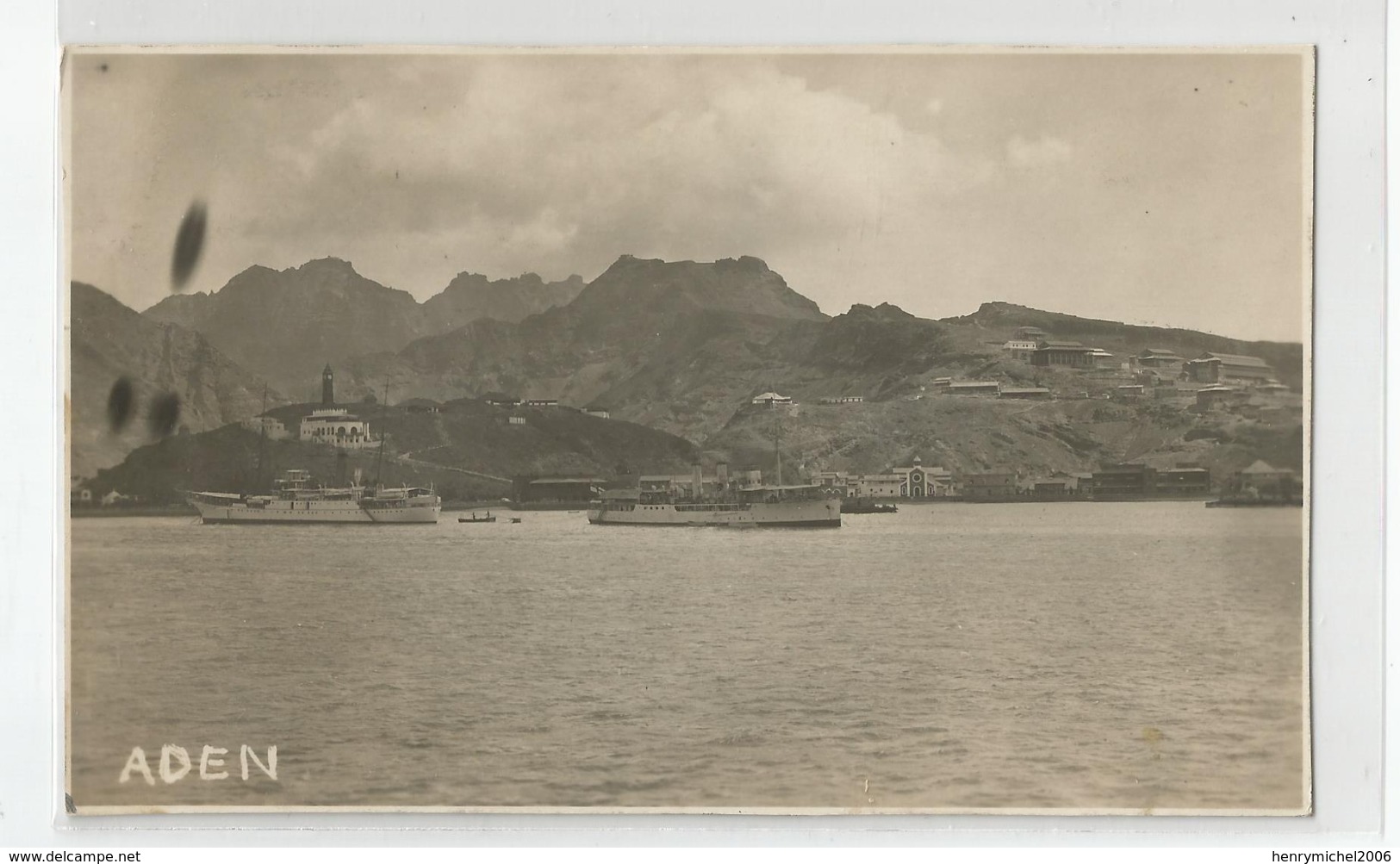 Yemen - Aden Carte Photo Bateau Phare Maisons Cachet Port Said Visit The Simon Store - Jemen