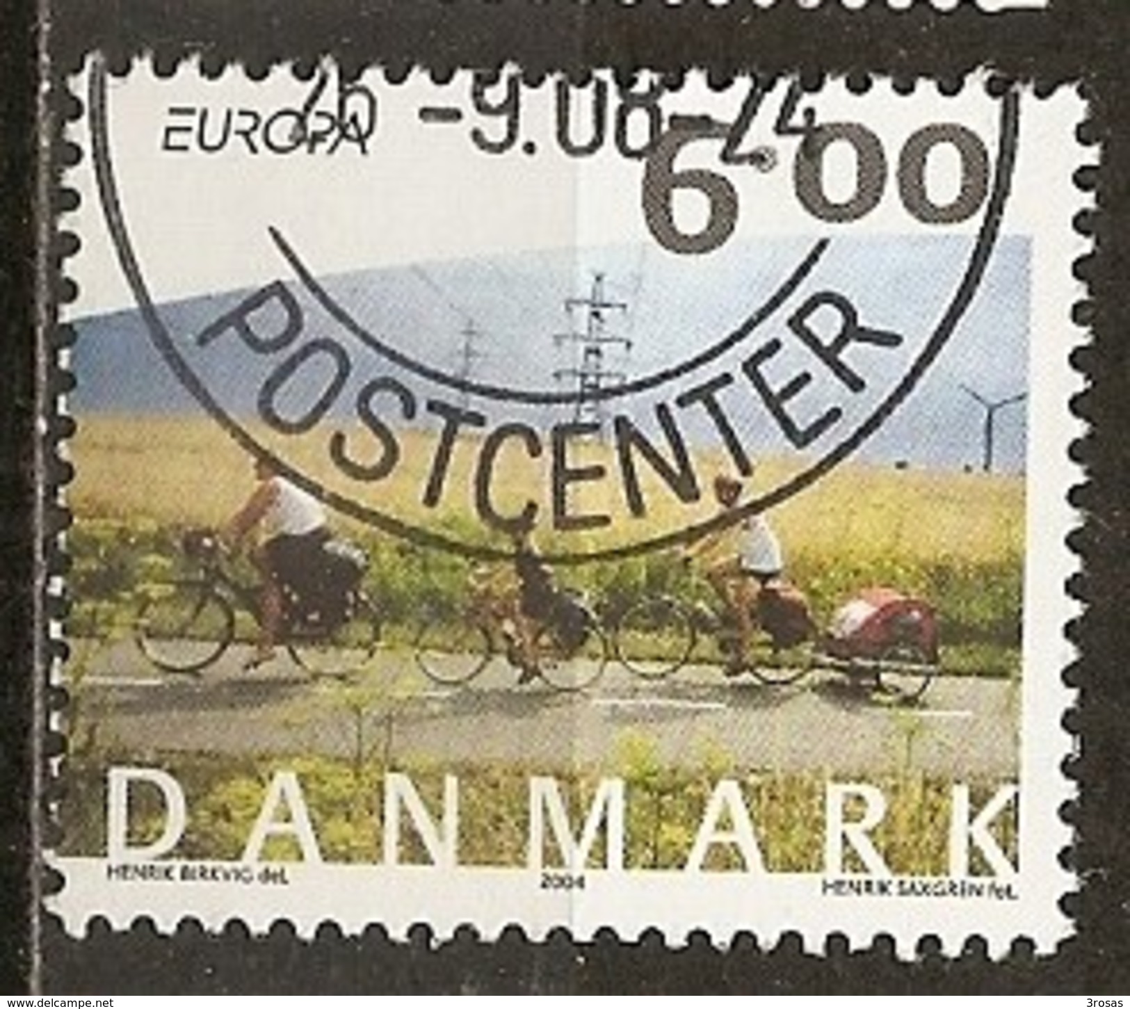 Danemark Denmark 2004 Europe Cyclisme Cycling Obl - Used Stamps