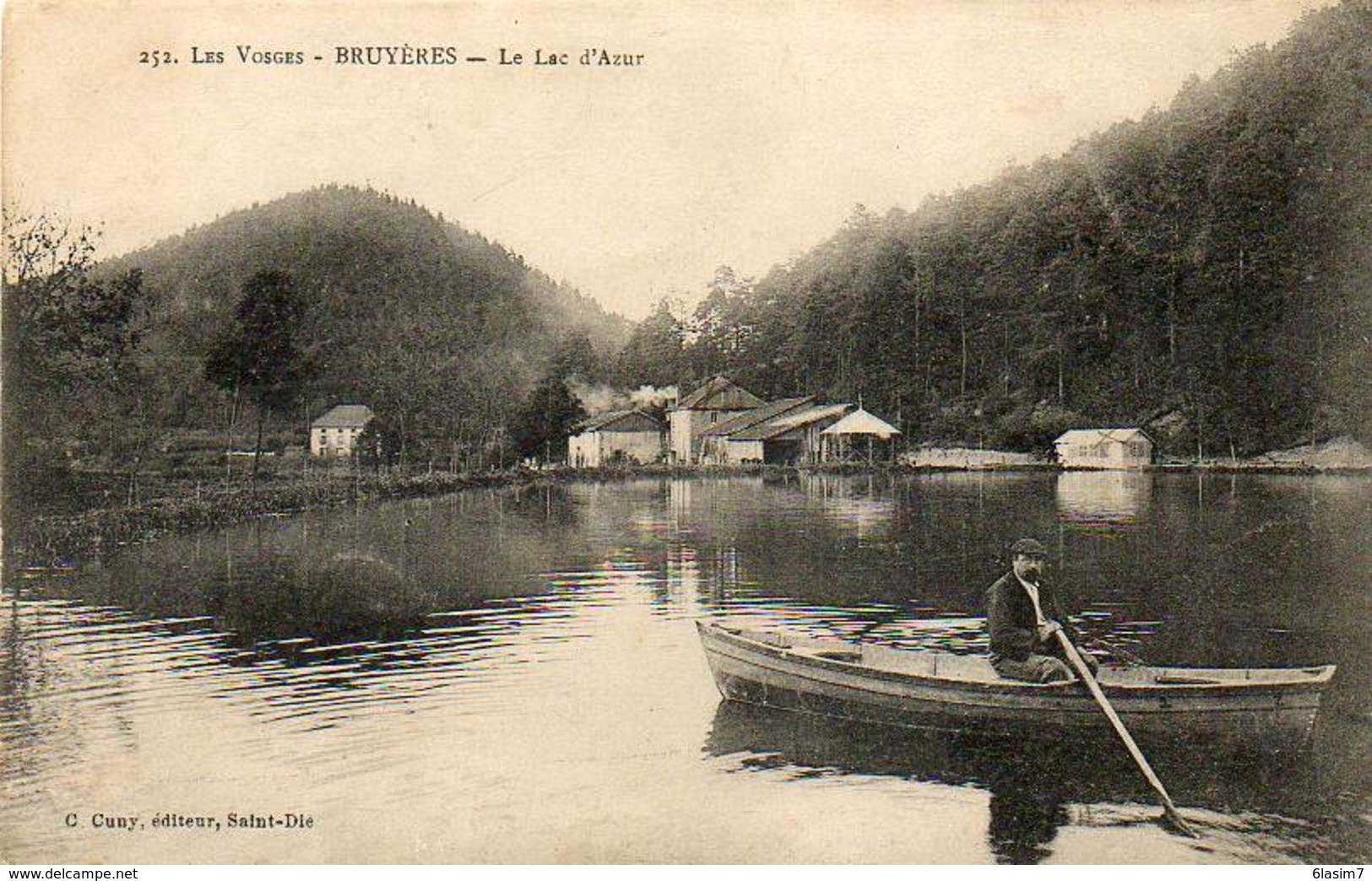 CPA - BRUYERES (88) Aspect Du Lac D'Azur Au Début Du Siècle - Bruyeres