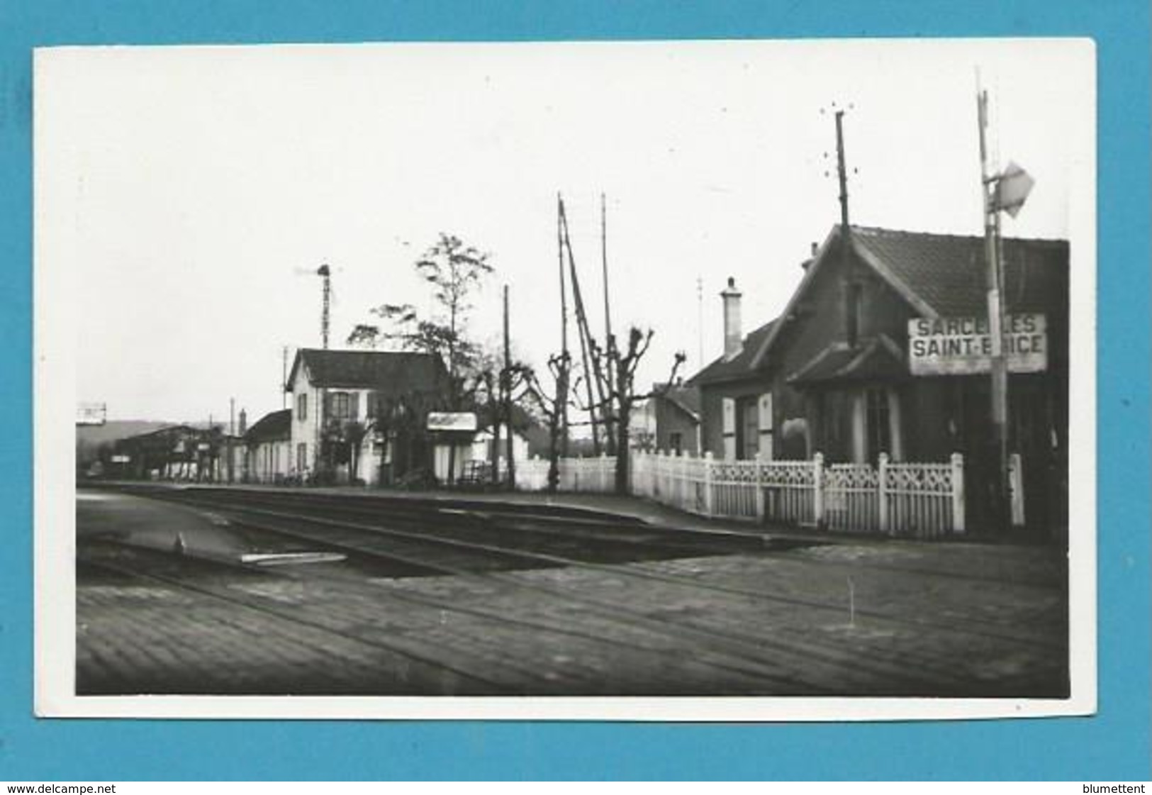 CPSM 9 - Chemin De Fer La Gare De SARCELLES - SAINT-BRICE 95 - Sarcelles