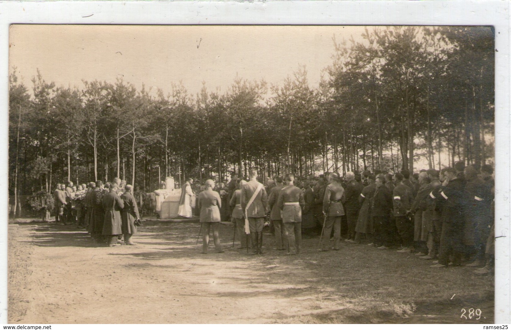 (15)  CPA Photo Konigsbruck Koenigsbrueck Ceremonie Religieuse  (bon Etat) - Koenigsbrueck