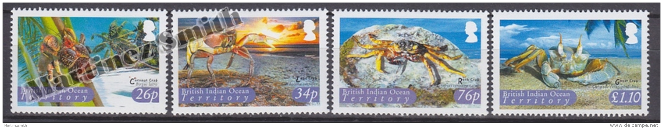 British Indian Ocean 2004 Yvert 301- 303, Fauna, Shellfish - MNH - Britisches Territorium Im Indischen Ozean