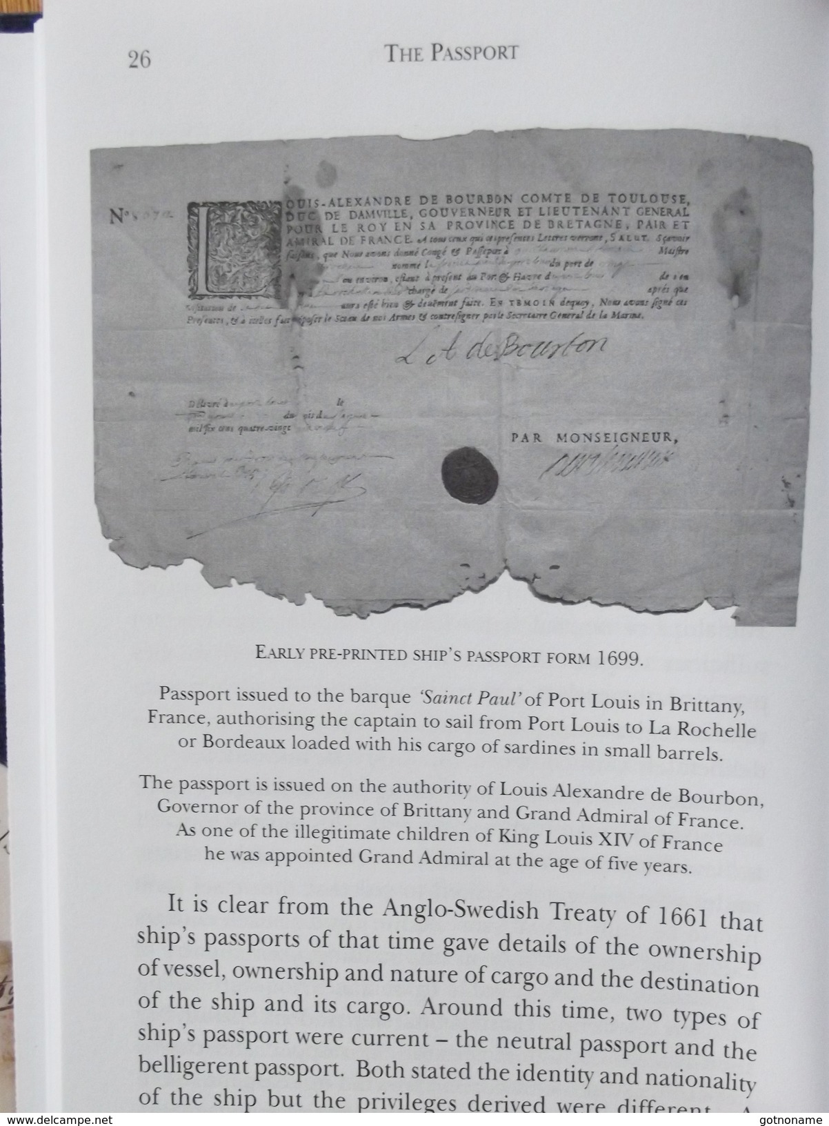 Passeport THE PASSPORT The History of Man's Most Travelled Document, livre texte anglais