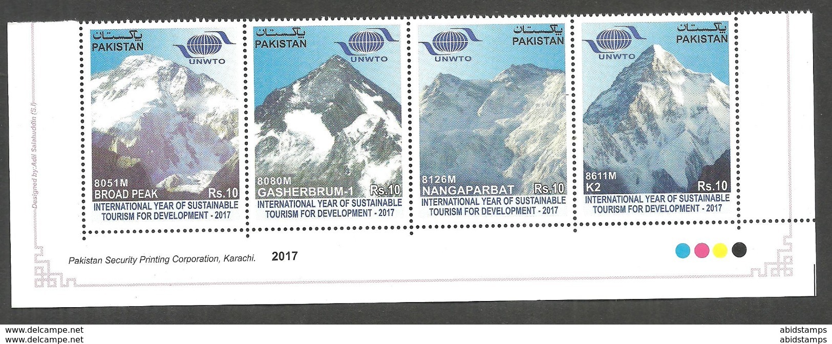 PAKISTAN 2017 INTERNATIONAL YEAR OF SUSTAINABLE TOURISM FOR DEVELOPMENT MOUNTAIN OF PAKISTAN MNH - Pakistan