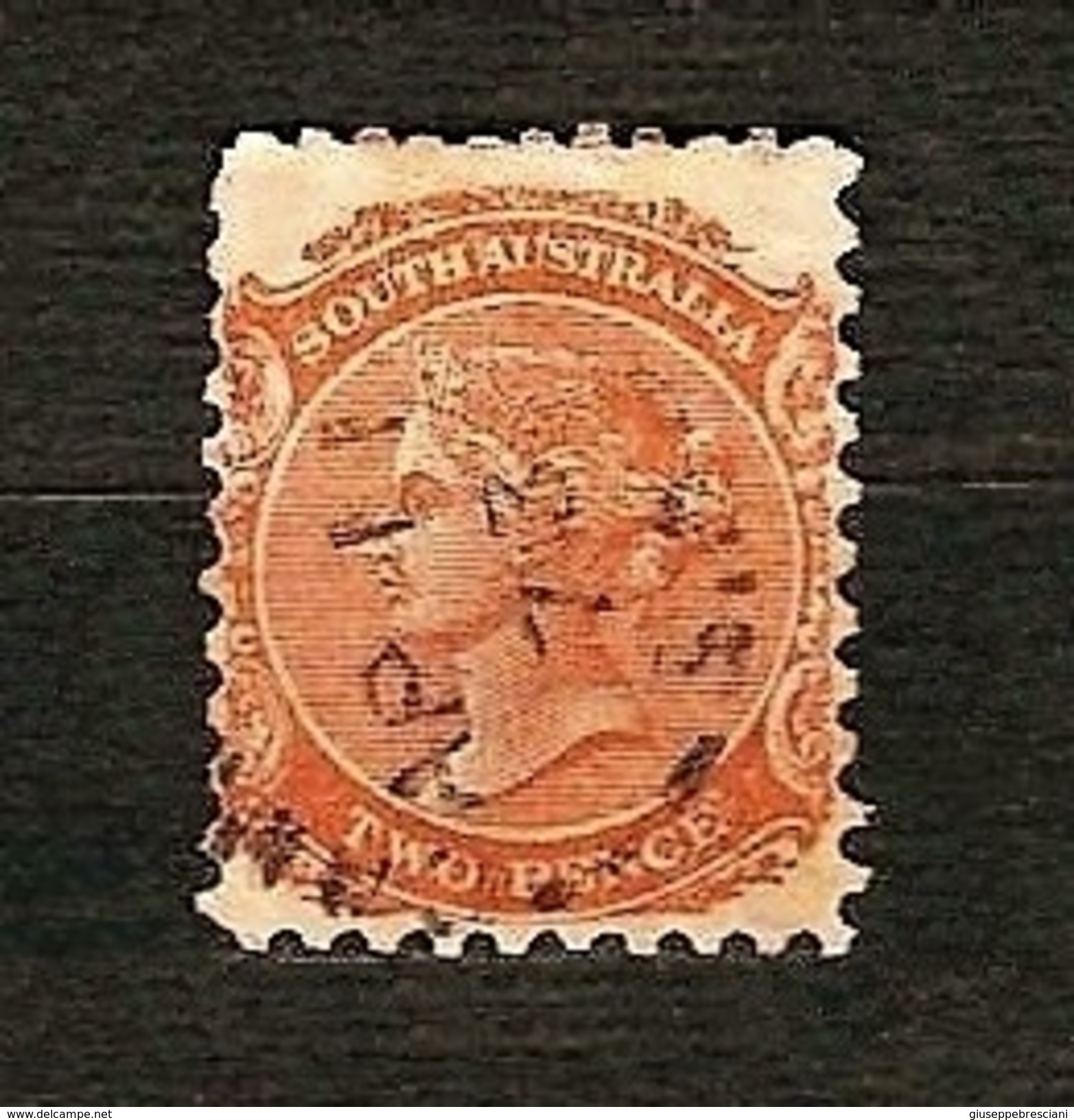 SOUTH AUSTRALIA 1869 - Queen Victoria - Two Pence Red - Scott 54 A6a - Oblitérés