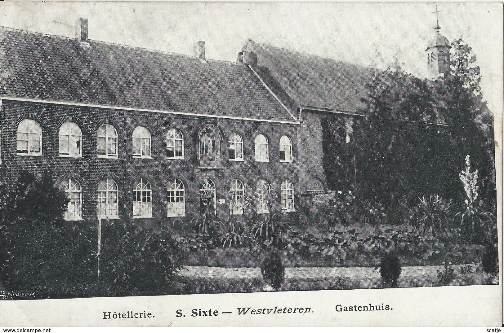 Hôtellerie.   S. Sixte  -  Westvleteren.   Gastenhuis. - Vleteren