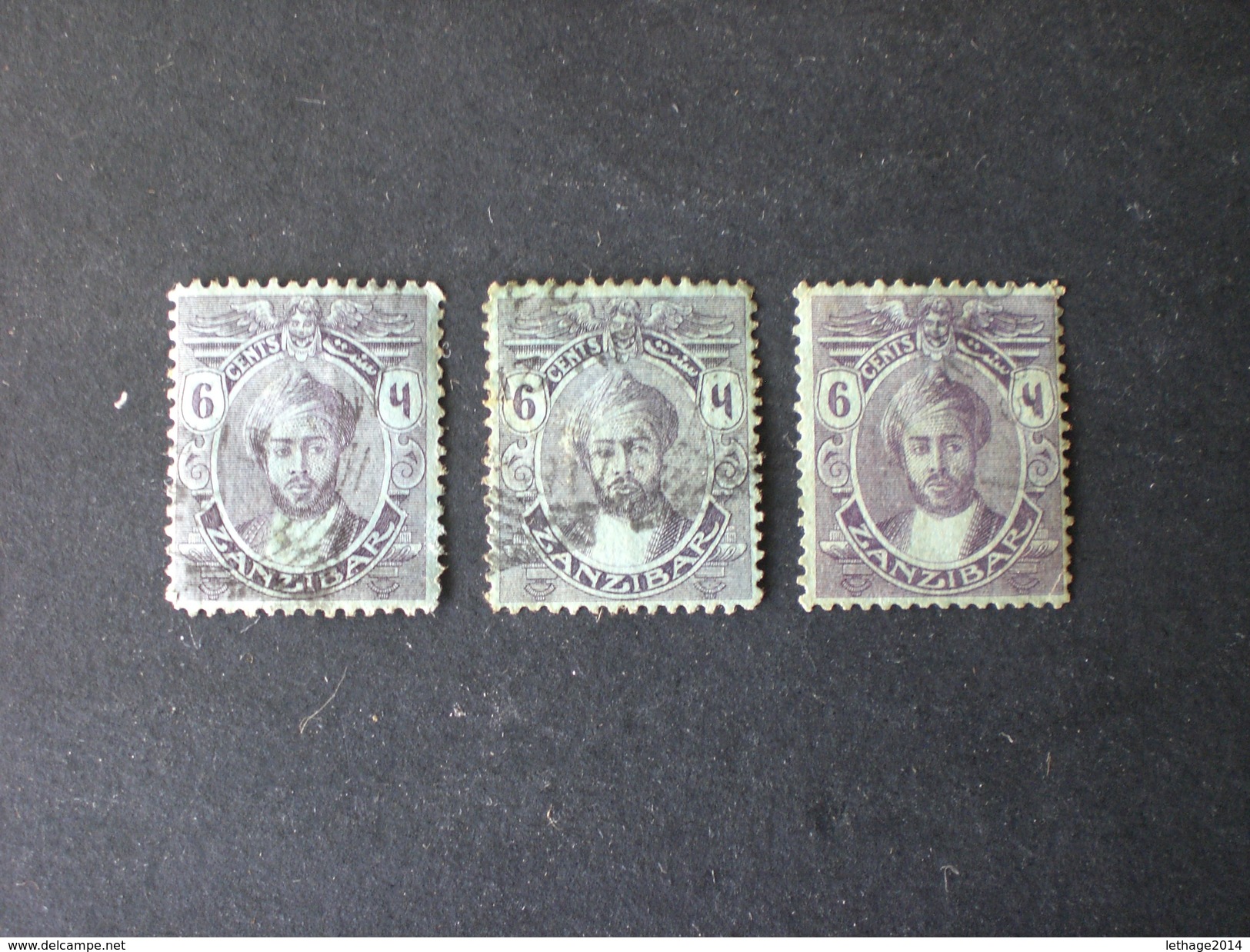 ZANZIBAR 1921 -1929 Sultan Chalifa Bin Harub - Different Watermark MHL - Zanzibar (...-1963)