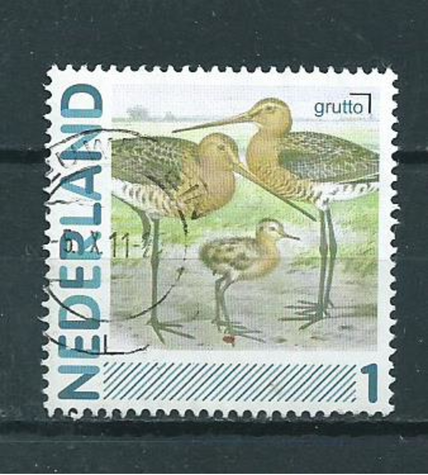 2011 Netherlands Birds,oiseaux,vögel,vogels,grutto Used/gebruikt/oblitere - Used Stamps